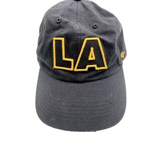 Los Angeles Hat LA Baseball Cap Hat Gray Yellow California 47 Brand One Size